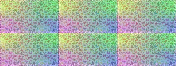 Raster Geleneksel Halk Güzel Dekor Tarafsız arka plan Giysi Tasarımı için. Sevimli moda kelebekler.