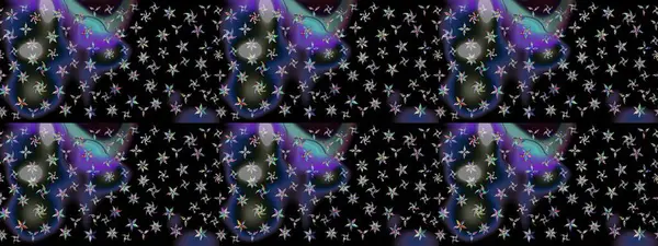 Karalama çiçeği. Güzel kumaş deseni. Raster illüstrasyonu. Renkli Bahar Teması eskiz kalıbı. Zentangle soyut çiçekleri. Düz Çiçek Elementleri Tasarımı.