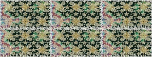 Kusursuz. Tarafsız renklerde çiçekler. Raster illüstrasyonu. Şirin çiçek elementleri..