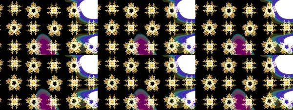 Raster çiçek izi. Çiçekli siyah eskiz deseni. Klasik taslak çizimi.