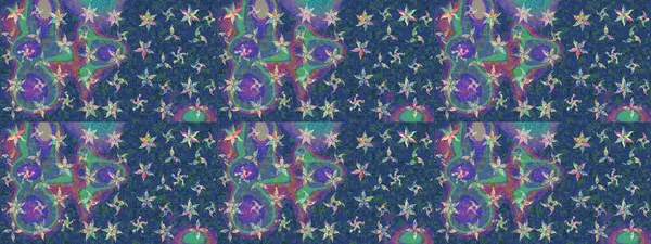 Çiçeksel elementlerle süslenmiş zarif raster dokusu. Küçük çiçekte hoş bir çiçek deseni var. Parlak çiçekli mavi renkler üzerine soyut çizim deseni.