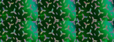 Mavi, yeşil ve nötr ikon silueti. Kar tanesi kışı mavi, yeşil ve nötr renklerde izole edilir. Kutlamanın sembolü. Yeni yıl tabelası. Raster illüstrasyonu. Noel tasarımı için.