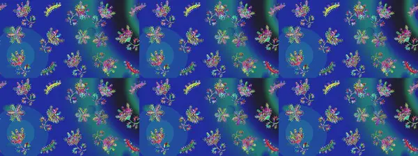 Renkli elementlerle Raster ilginç desen