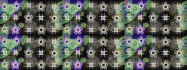 Gri, yeşil ve nötr renklerde kristal kar tanesi. Raster illüstrasyonu.