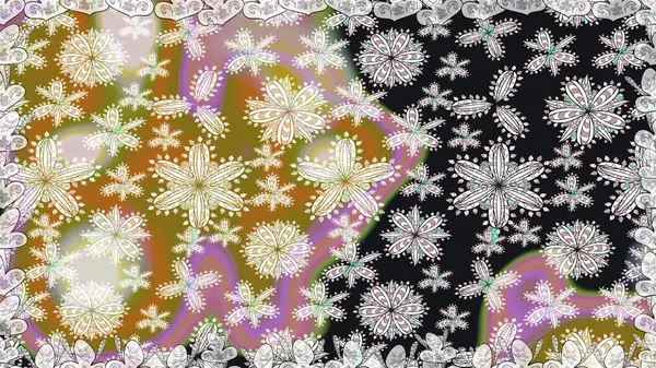 Tekstil, kumaş, kapaklar, duvar kağıtları, baskı, naylon, yapıştırma, örgü, dekupaj için çiçeksiz arkaplan. Millefleur 'lar. Küçük gri çiçekli oldukça eski bir besin torbası deseni..