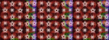 Noel, kar tanesi, yeni yıl 2019. Altın elementli kırmızı, kahverengi ve nötr renklerde eskiz kalıbı.