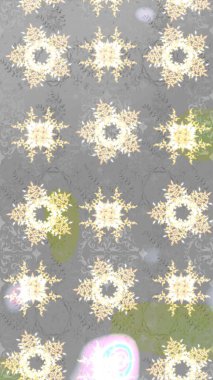 Varicologray Raster çizimi. Küçük çiçekteki sevimli çiçek deseni. Birçok gri soyut çiçekli tropikal çizim deseni.