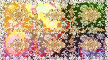 Sembol bayramı, yeni yıl kutlamaları, altın desenler. Kış kar dokusu duvar kağıdı. Noel altın kar tanesi kusursuz desen. Tarafsız renklerde altın kar taneleri.