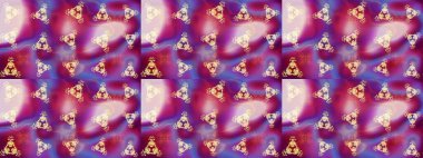 Düz kar karalama ikonları, kar taneleri silueti noel afişi için altın renklerde, kartlar. Güzel soyut kar tanesi raster tasarımı. Yeni yıl kar tanesi.