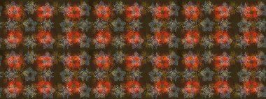 Kış. Renkli arka plan üzerinde izole suluboya kar taneleri. Kış sembolü. Raster illüstrasyon.