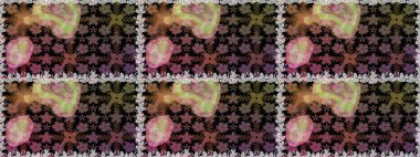 Çiçekler, yapraklar, dekoratif elementler, sıçramalar, lekeler, el çizimleri çizimleri ve Doodle çizimleri, grafik raster çizimleri.