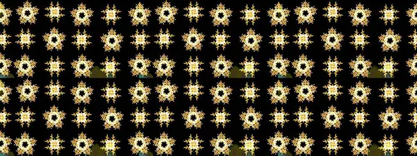 Gömlek baskısı için çiçek boyası. Çiçek desenli eskiz. Siyah, sarı ve kahverengi renkte çiçekler.