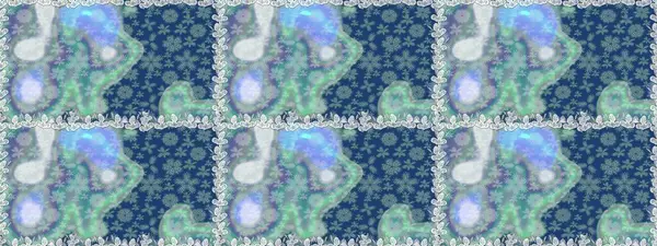 Mavi renkli, zarif çiçek buketli suluboya. Raster illüstrasyonu. Düz Çiçek Elementleri Tasarımı. Renkli Bahar Teması Kusursuz Arkaplan.