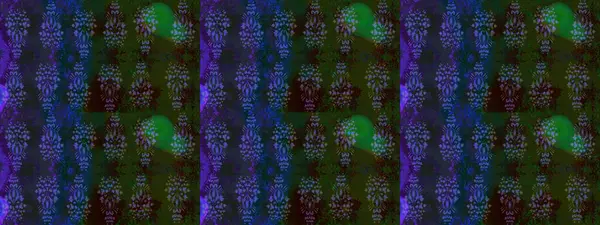 3D çiçekler, eskiz. Raster illüstrasyonu. Mavi renklerde.