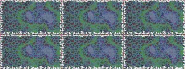 Kumaş, kağıt, ambalaj kâğıdı ve duvar kağıdı tasarımı için güzel bir arka plan. Raster illüstrasyonu. Renkli kelebeklerin kusursuz arka planı.