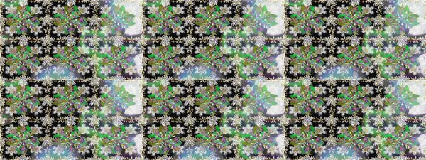 Raster illüstrasyonu. Gri renkli Asya tekstili. Kusursuz çiçek deseni.