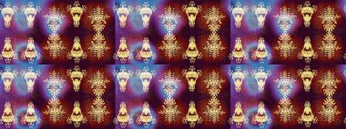 Kumaş, duvar kağıdı ve kağıt üzerine baskı yapmak için gelişen arka plan. Moda arka planında parlak buketler. Eski usul küçük çiçekli şirin bir eskiz deseni. Raster illüstrasyonu.