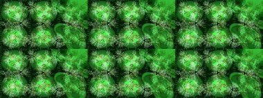 Kar tanelerinin soyut arkaplanlı Noel arkaplanı. Güzel tasarım. Noel için tatil tasarımı, yeni yıl moda baskıları. Raster illüstrasyonu. Yeşil, gri ve mavi kar taneleri.