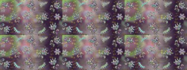 Küçük gri, kahverengi ve nötr çiçeklerle oldukça eski bir besin torbası deseni. Tekstil, kumaş, kapaklar, duvar kağıtları, baskı, naylon, yapıştırma, örgü, dekupaj için çiçeksiz arkaplan.