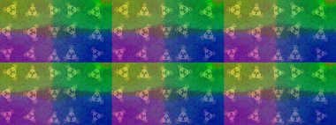 Arkaplanda soyut kar taneleri olan düz tasarım. Raster illüstrasyonu. Kar taneleri arka planda. Kar tanesi süsleme deseni. Kar taneleri deseni.