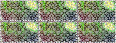 Raster çiçek izi. Çiçeksel gri, pürüzsüz desen. Klasik taslak çizimi.