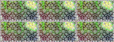 Raster çiçek izi. Çiçeksel gri, pürüzsüz desen. Klasik taslak çizimi.