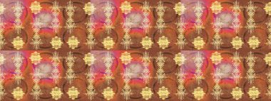 Raster Henna dövme stili. Etnik Mandala süsü. Kızılderili desenli desenli desenli şal deseni. Tekstil, tebrik kartı, boyama kitabı, telefon kılıfı baskısı için kullanılabilir.