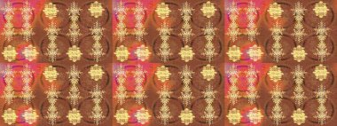 Lace Snowflakes 'in etnik kökü. Tekstil için Lacy Fashion Print. Stilize Çiçekler. Raster illüstrasyonu. Folk Style. Kumaş veya Duvar Kağıdı Tasarımı. Mandalas Dekoratif Doku Arkaplanı.