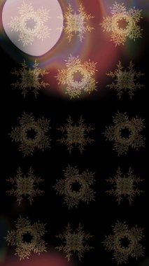 Kar tanesi süs desen. Kar taneleri arka plan. Raster resim. Arka plan üzerinde izole soyut kar taneleri ile düz tasarım. Snowflakes desen.