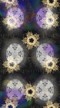 Kar Taneleri Raster illüstrasyonu. Raster Noel soyut renkli arka plan ve düşen kar tanesi. Dekorasyon kış kar simgeleri.