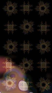 Aralık ayı kış karı mevsimi. Karalama çizimlerindeki Kar Taneleri ikonu. Raster illüstrasyonu.