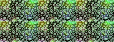 Yeşil renklerde. Raster illüstrasyonu. Anti-stres için Raster soyut şablon sayfası.