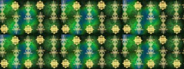 Kar tanesi renkli desen. Snowflakes desen. Raster kar taneleri arka plan. Renk arka plan üzerinde izole soyut kar taneleri ile düz tasarım. Raster illüstrasyon.