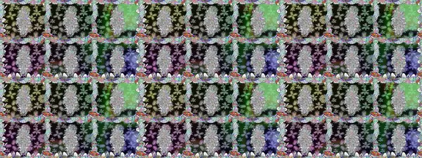 Raster illüstrasyonu. Çiçek deseni. Çiçeksiz arka plan. Şatafatlı bahar bahçesi dokusu.