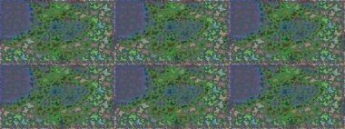 Tekrarlanan kelebekler. Elle çizilmiş sevimli, kızsı, pürüzsüz bir şekil. Sonsuz. Raster illüstrasyonu. Çizim, karalama, karalama.