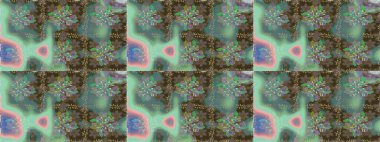 Üst manzara, yumuşak stil. Kahverengi renkte manzaralı çiçek deseni. Çiçek kompozisyonu, el boyası, hassas şablon. Sevgililer günü ve tebrik kartı konsepti için şık bir davet.