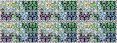 Kumaş, duvar kağıdı ve kağıt üzerine baskı için çiçek açan arka plan. Raster Illustration. Moda grunge arka planda parlak buketler. Vintage tarzında küçük bir çiçek ile sevimli Dikişsiz desen.