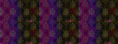 Soyut etnik raster çizim kalıbı. Çiçekler. Vadinin gri renkli çiçekleri.