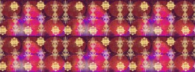 Lace Snowflakes 'in etnik kökü. Mandalas 'ın dekoratif dokusu. Tekstil için Lacy Fashion Print. Kumaş veya Duvar Kağıdı Tasarımı. Stilize Çiçekler. Folk Style. Raster illüstrasyonu.