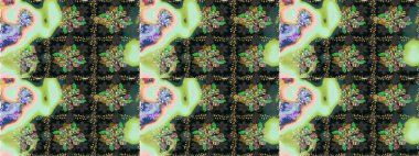 Raster Güzel kumaş deseni. Raster suluboya deseni, narin çiçekler, gri çiçekler, tebrik kartı şablonu..