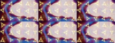 Raster illustration. Christmas festive background. Christmas snowflake of decoration on snow.