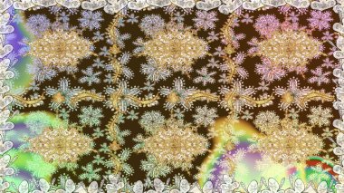 Noel altın kar tanesi kusursuz desen. Sembol bayramı, yeni yıl kutlamaları, altın desenler. Kış kar dokusu duvar kağıdı. Tarafsız renklerde altın kar taneleri.