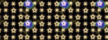 Renkli elementlerle Raster ilginç desen