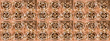 Renkli elementlerle Raster ilginç desen