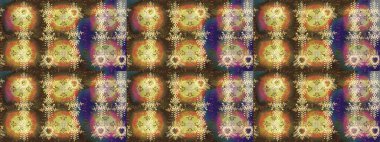 Kahverengi, nötr ve bej renkli kristal kar tanesi. Raster illüstrasyonu.