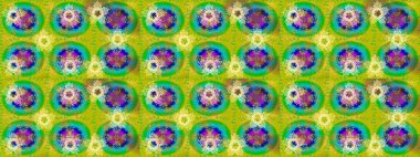 Kar tanesi renkli desen. Snowflakes desen. Raster kar taneleri arka plan. Renk arka plan üzerinde izole soyut kar taneleri ile düz tasarım. Raster illüstrasyon.