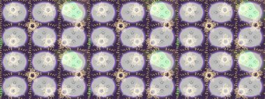 Tarafsız, mor ve gri renkli kristal kar taneleri. Raster illüstrasyonu.