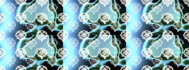 Kumaş, tekstil, duvar kağıdı baskısı için. Tomurcukları papatya çiçekleri olan sevimli bir çiçek deseni. Eski usul. Raster illüstrasyonu. Miles Fleur, süslü püslü bir süs. Kusursuz arkaplan.