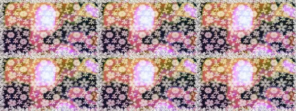 Manzaralı çiçek deseni. Sevgililer günü ve tebrik kartı konsepti için şık bir davetiye. Üst manzara, yumuşak nötr renk tarzı. Çiçek kompozisyonu, el boyası, hassas şablon..