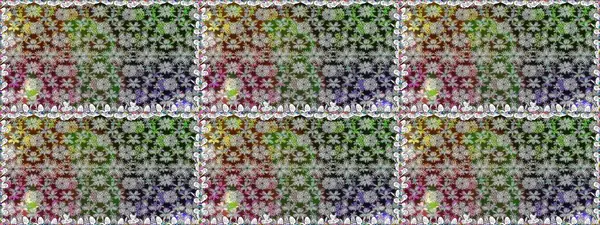 Tomurcukları papatya çiçekleri olan sevimli bir çiçek deseni. Kumaş, tekstil, duvar kağıdı baskısı için. Kusursuz bir geçmişi var. Eski usul. Raster illüstrasyonu. Miles Fleur, dandik süs.